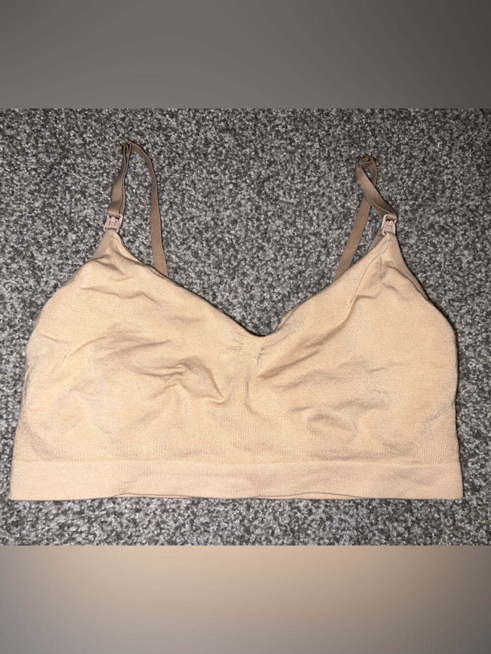 Hatch Nude/Tan Seamless Nursing Bralette